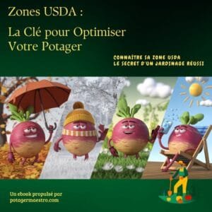 Couverture de l'ebook zones USDA de Potager Maestro