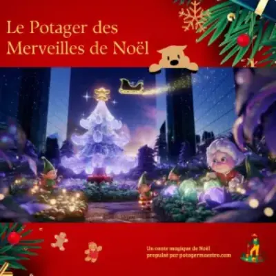 Couverture de l'ebook le potager des merveilles de noël