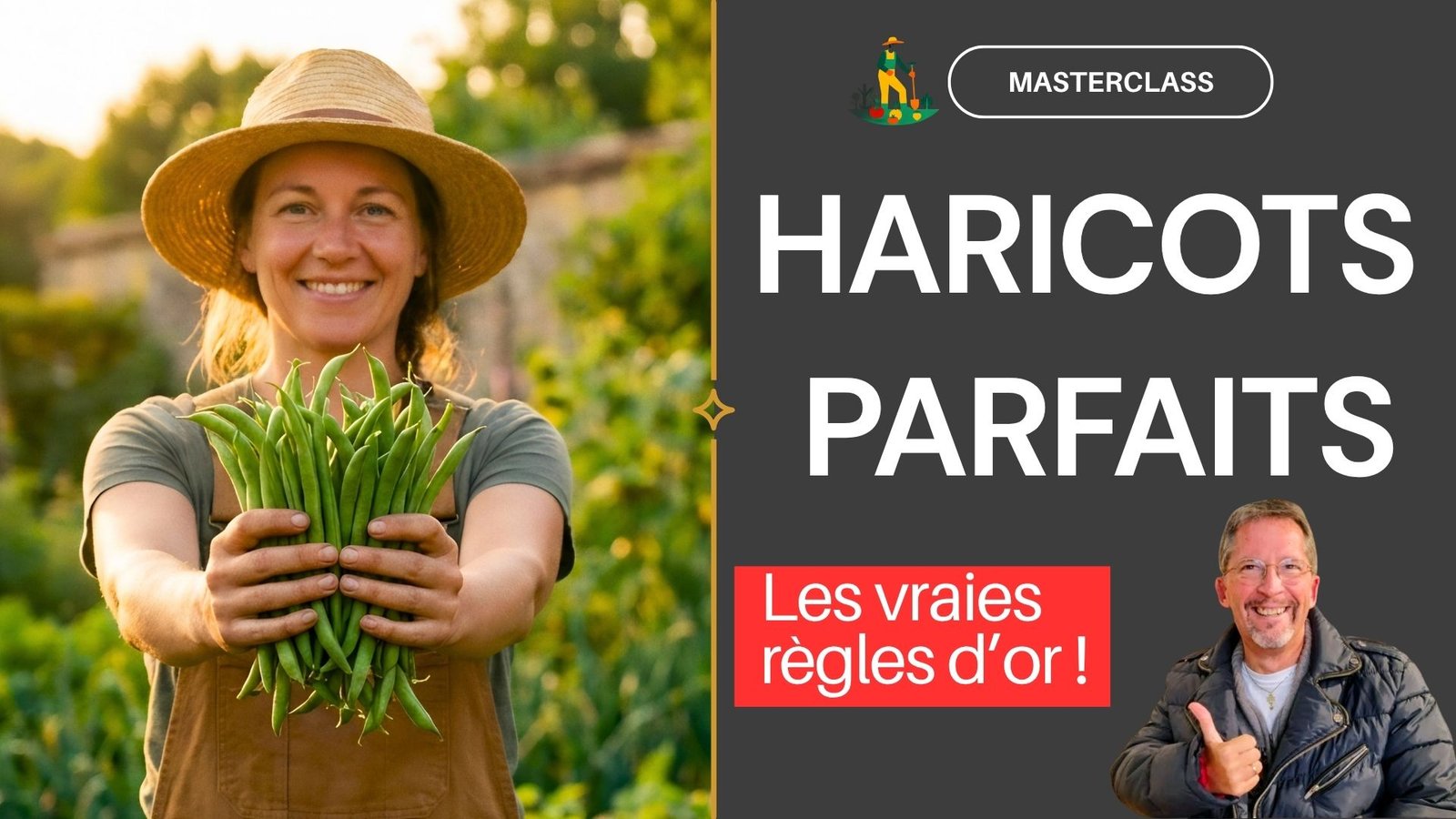 Formation gratuite en ligne Masterclass sur les HARICOTS Potager Maestro