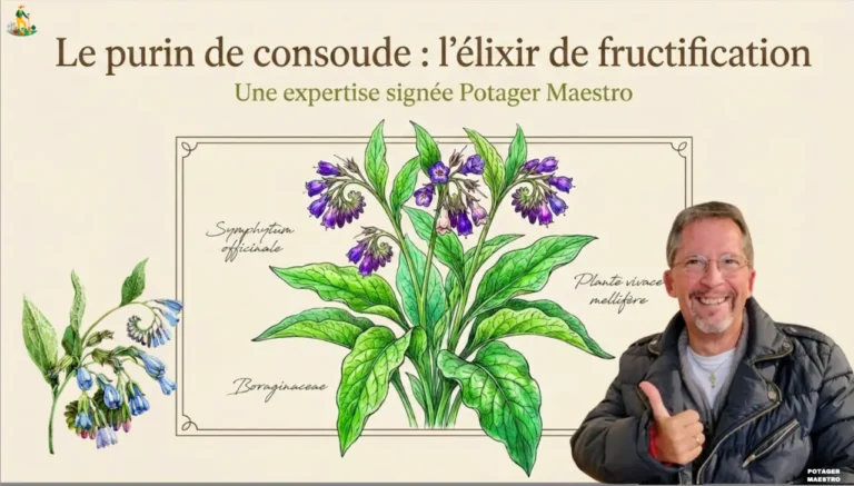 Masterclass Potager Maestro : tout savoir sur le purin de consoude, l'élixir de fructification.