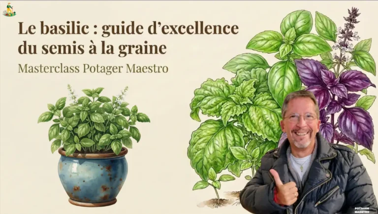 Masterclass Potager Maestro : le basilic, guide d'excellence du semis à la graine