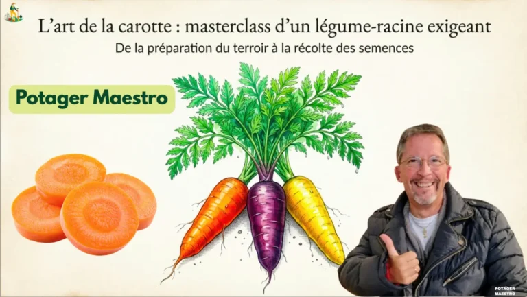 Masterclass Potager Maestro : l'art de cultiver la carotte, un légume-racine exigeant