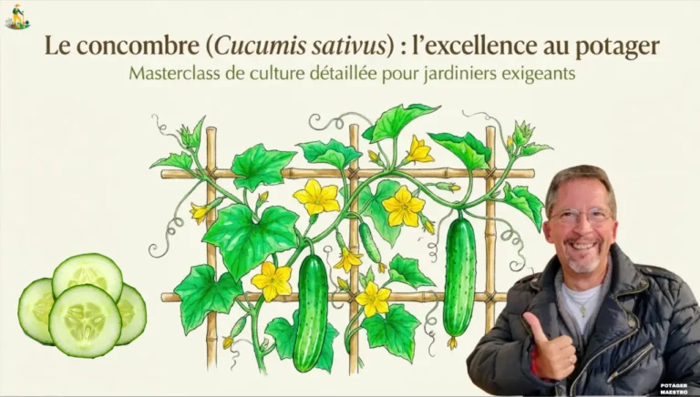 Le concombre (Cucumis sativus) : Masterclass de culture détaillée par Potager Maestro