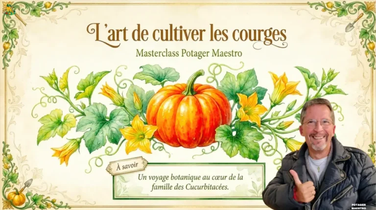 L'art de cultiver les courges et cucurbitacées : Masterclass de jardinage par Potager Maestro.