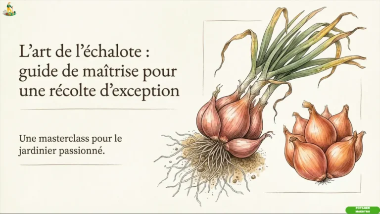 Masterclass Potager Maestro : l'art de l'échalote, guide de maîtrise pour une récolte d'exception