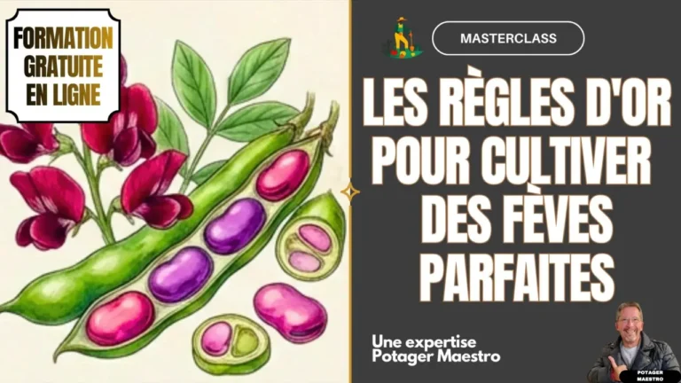 Formation gratuite Potager Maestro : les règles d'or pour cultiver des fèves parfaites