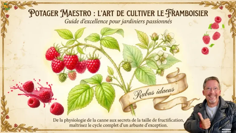L'art de cultiver le framboisier (Rubus idaeus) : guide d'excellence Potager Maestro.