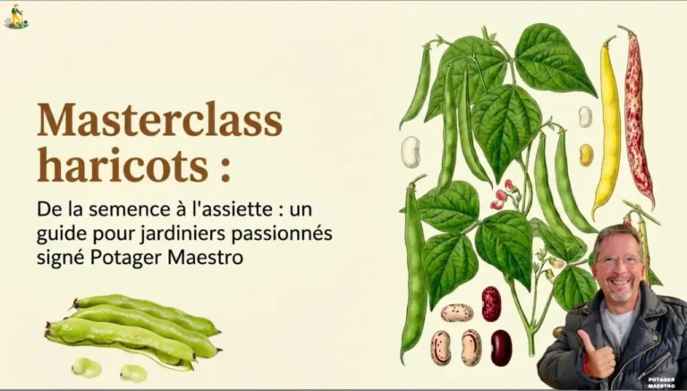 Masterclass haricots : guide de la semence à l'assiette pour le potager par Maestro