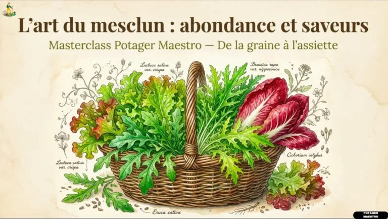 Masterclass Potager Maestro : l'art du mesclun, abondance et saveurs de la graine à l'assiette