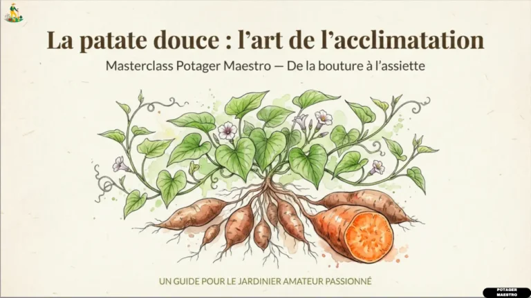 Masterclass Potager Maestro : la patate douce, l'art de l'acclimatation de la bouture à l'assiette
