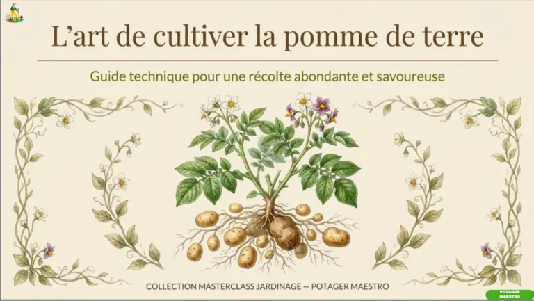 Masterclass Potager Maestro : l'art de cultiver la pomme de terre pour une récolte abondante