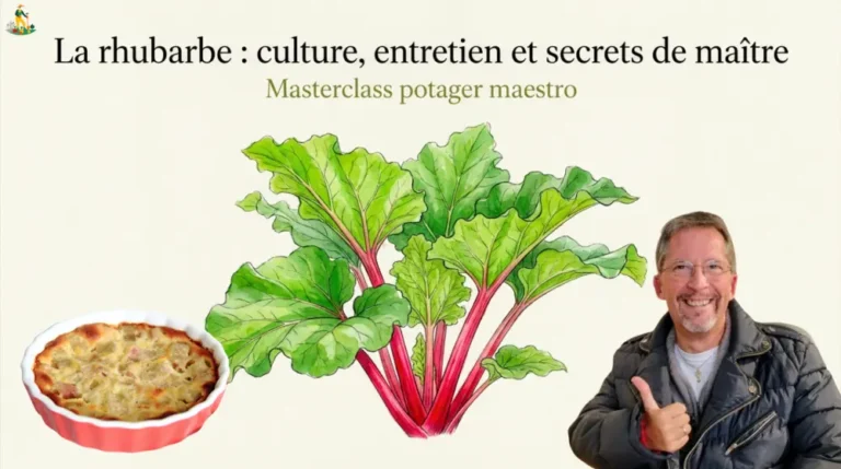 Cutlture de la rhubarbe : Masterclass Potager Maestro