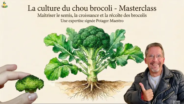 Chou brocoli semis culture récolte Masterclass Potager Maestro