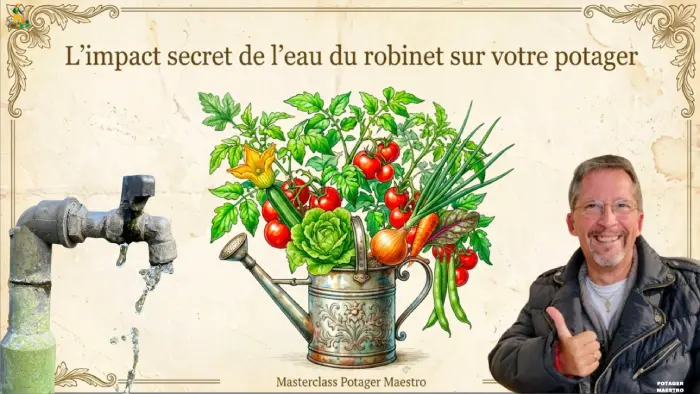 Impact secret de l'eau du robinet au potager Masterclass Potager Maestro